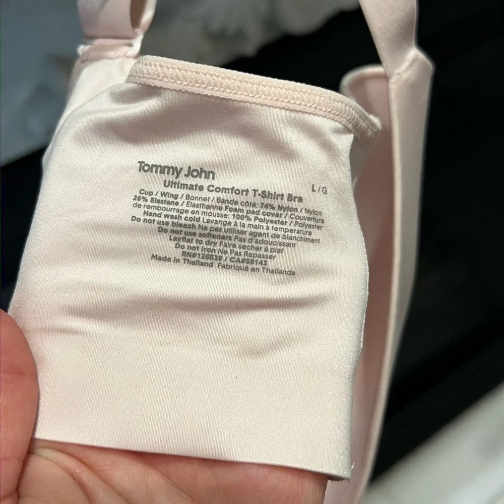 Tommy John Light Pink Ultimate Comfort T-Shirt Bra